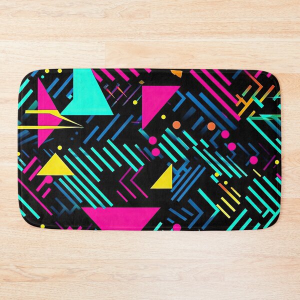 Item preview, 80s and 90s Retro Pop Synthwave Pattern designed and sold by AeonAcademy.