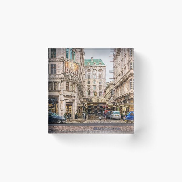 THE SAVOY, LONDON. Acrylic Block