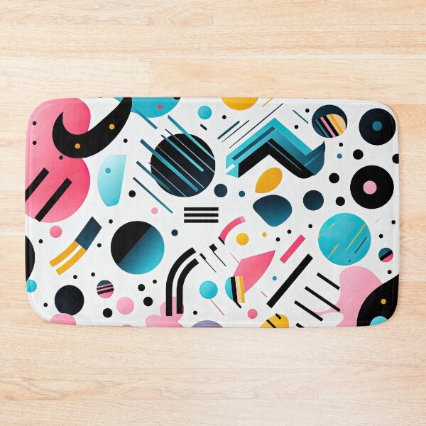 Item preview, Funky 80s and 90s Nostalgia Pop Pattern designed and sold by AeonAcademy.