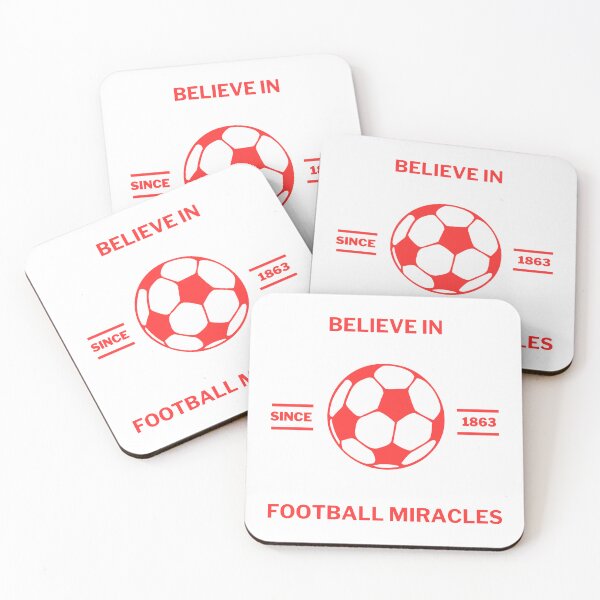 Item preview, Belive In Football Miracles | Since 1863 | Football Philosophies: Inspiring Quote Collection designed and sold by Football Stickers World.