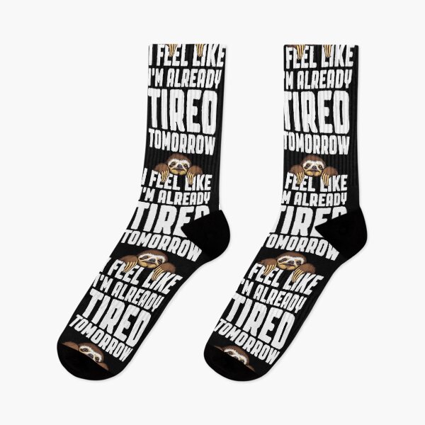 Item preview, I Feel Like I'm Already Tired Tomorrow Funny Sloth Lover Nap designed and sold by GrandeDuc.