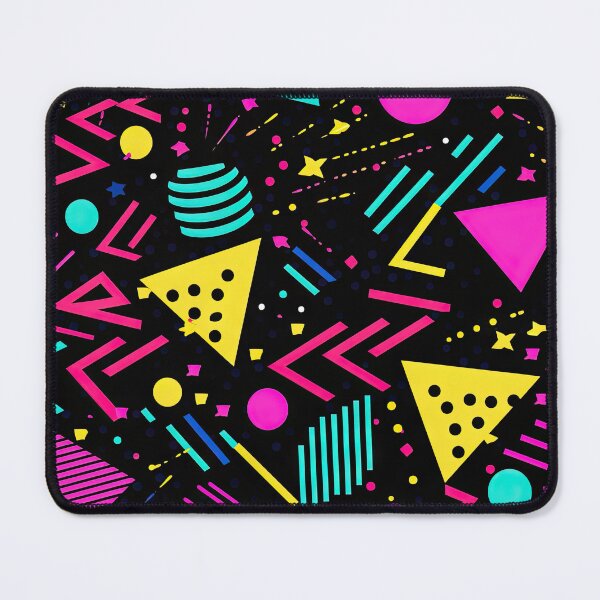 Item preview, Funky 80s and 90s Nostalgia Pop Pattern designed and sold by AeonAcademy.