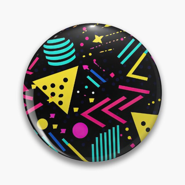 Item preview, Funky 80s and 90s Nostalgia Pop Pattern designed and sold by AeonAcademy.