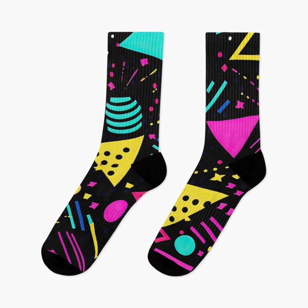 Item preview, Funky 80s and 90s Nostalgia Pop Pattern designed and sold by AeonAcademy.