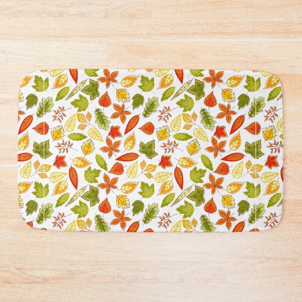Item preview, Autumn Multicolor leaves Pattern designed and sold by Sasidenidesign.
