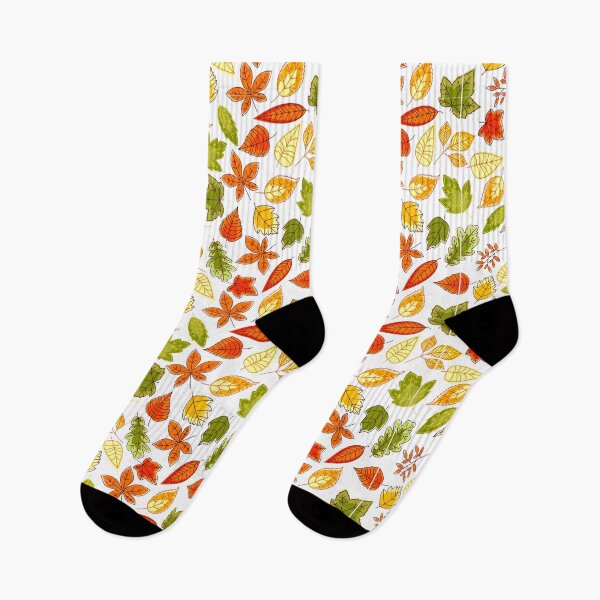 Item preview, Autumn Multicolor leaves Pattern designed and sold by Sasidenidesign.