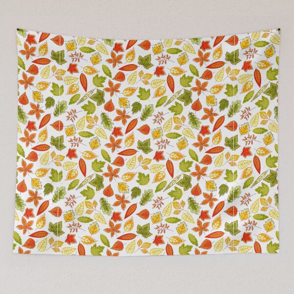 Item preview, Autumn Multicolor leaves Pattern designed and sold by Sasidenidesign.