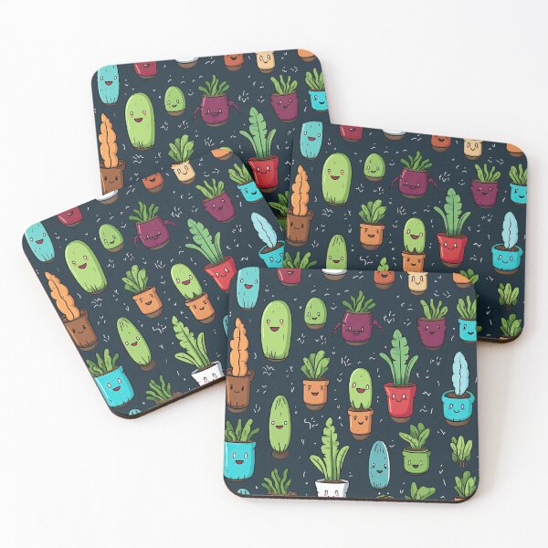 Item preview, cute cactus seamless designed and sold by NatthyDesign.