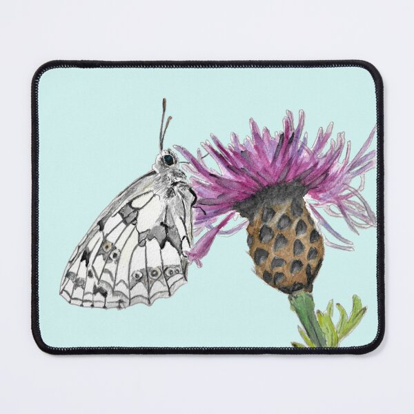 Item preview, Marbled White Butterfly (Watercolour) designed and sold by Sarah Addy.