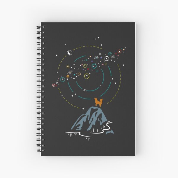On Top of that Mountain... Spiral Notebook
