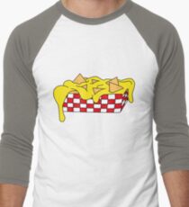 Nachos food vector illustration Men's Baseball ¾ T-Shirt