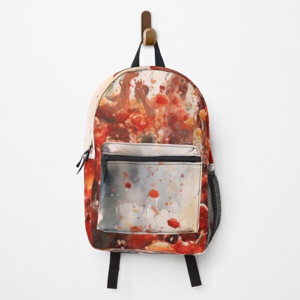 Item preview, La Tomatina Watercolor Pattern designed and sold by PutsGroup.