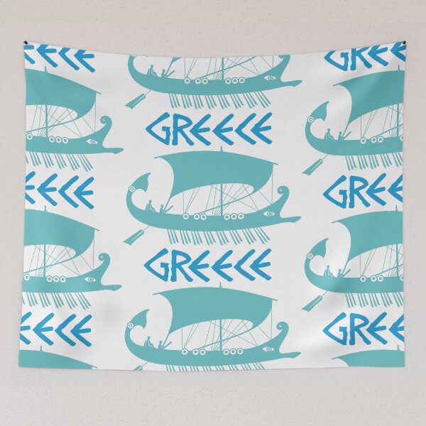 Item preview, Ancient Greece with ancient ship designed and sold by portokalis.