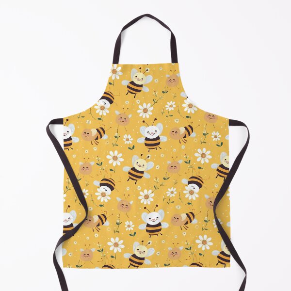 Item preview, cute bee seamless designed and sold by NatthyDesign.