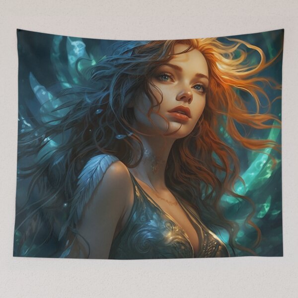 Item preview, Verdant Regalia: The Leaf Queen in Emerald Attire designed and sold by oanaunciuleanu.
