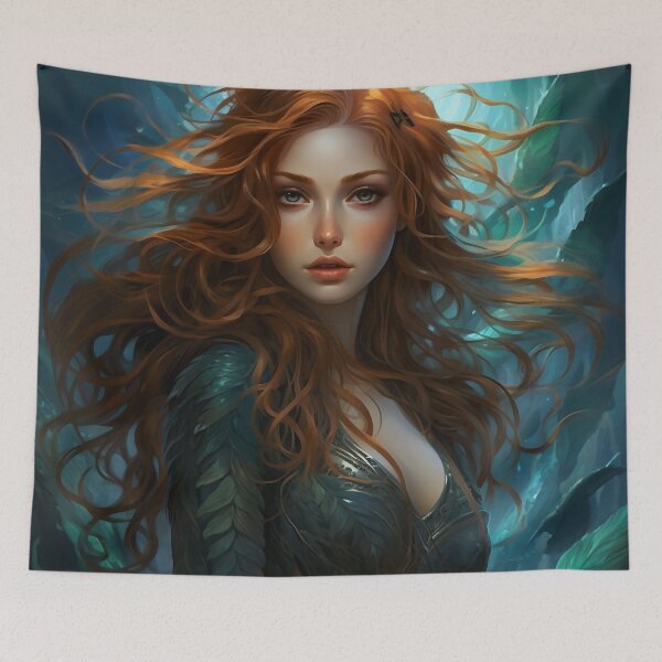 Item preview, Verdant Regalia: The Leaf Queen in Emerald Attire designed and sold by oanaunciuleanu.