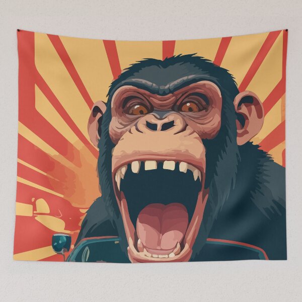 Item preview, Monkey in a trunk designed and sold by Asotshop.