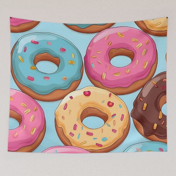 Artikelvorschau, Bunte leckere Donuts entworfen und verkauft von grebie.