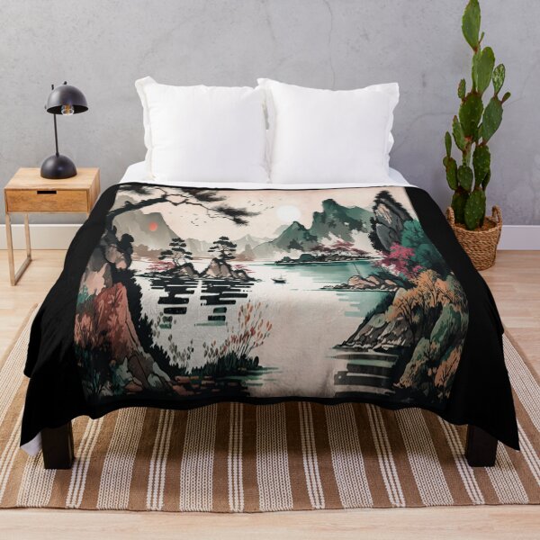 Item preview, Boat sailing between the mountains designed and sold by Anauelok.