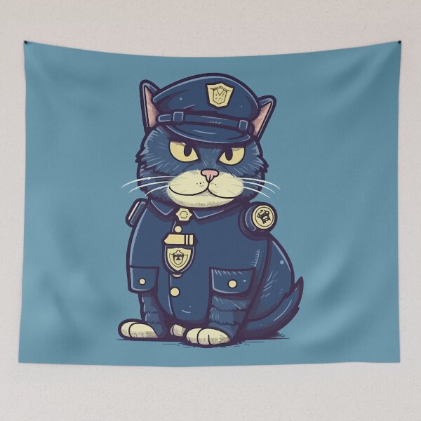 Item preview, Police Cat designed and sold by Amir Faysal.