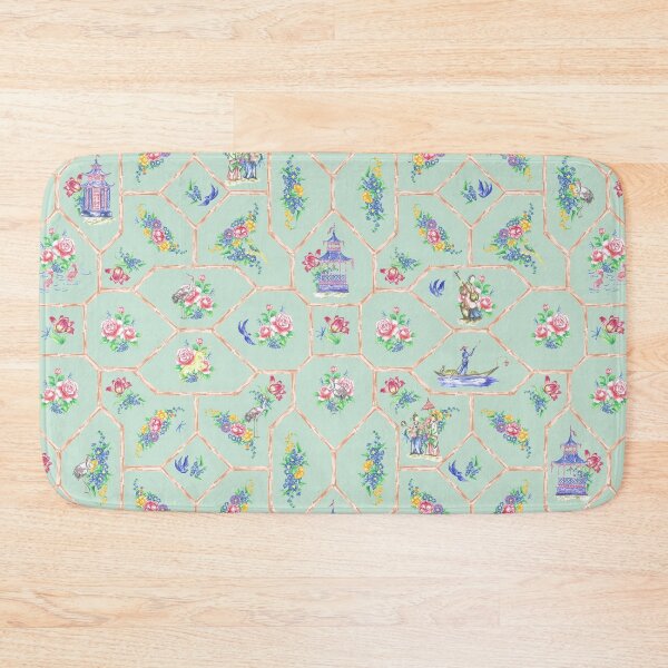 Item preview, Bamboo, Treillage, chinoiserie, floral ,chino, wallpaper ,pagoda ,pavilion  designed and sold by letsgow8th.
