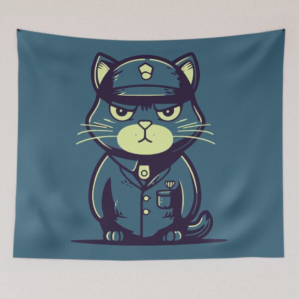 Item preview, Police Cat designed and sold by Amir Faysal.