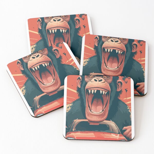 Item preview, Angry Monkey in a trunk designed and sold by Asotshop.