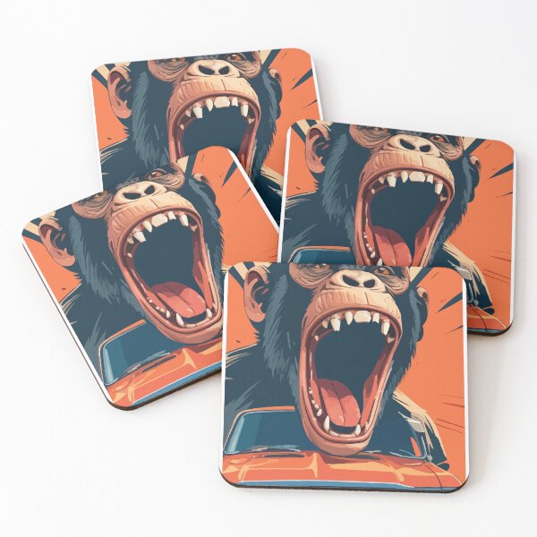 Item preview, Angry Monkey in a trunk designed and sold by Asotshop.