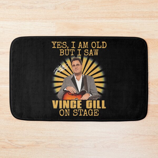 Item preview, So Funny Yes I'M Old But I Saw Vince Gill On Stage Classic Fans designed and sold by ArchiePeaArt.