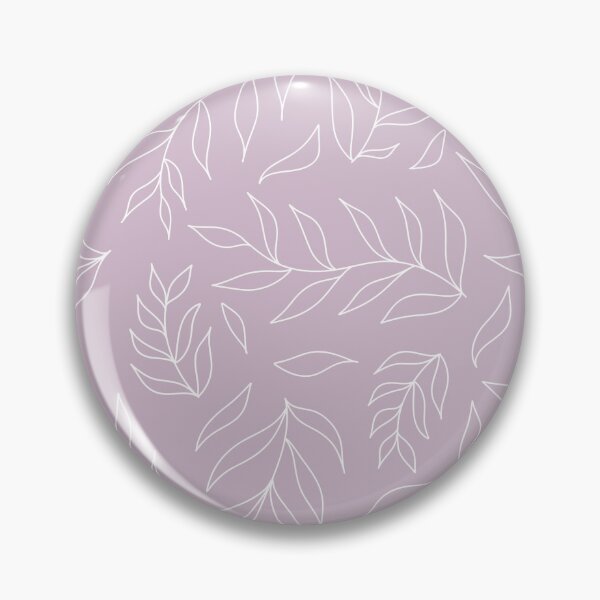 Item preview, Botanical white leaf outline pattern on pink designed and sold by Fern and Quill.