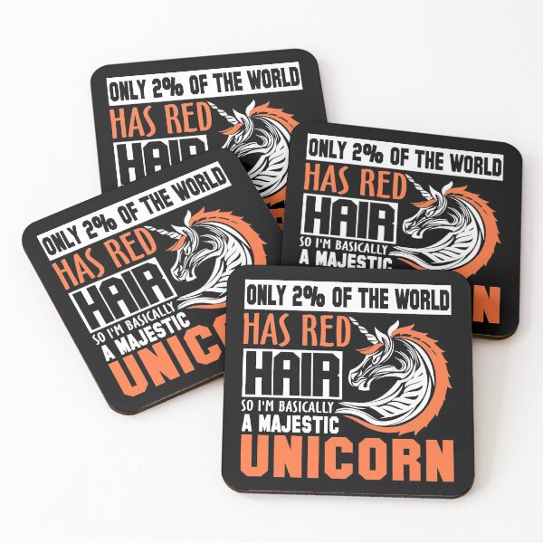 Item preview, Only 2% of the World Has Red Hair, So I'm Basically a Majestic Unicorn designed and sold by KsuAnn.