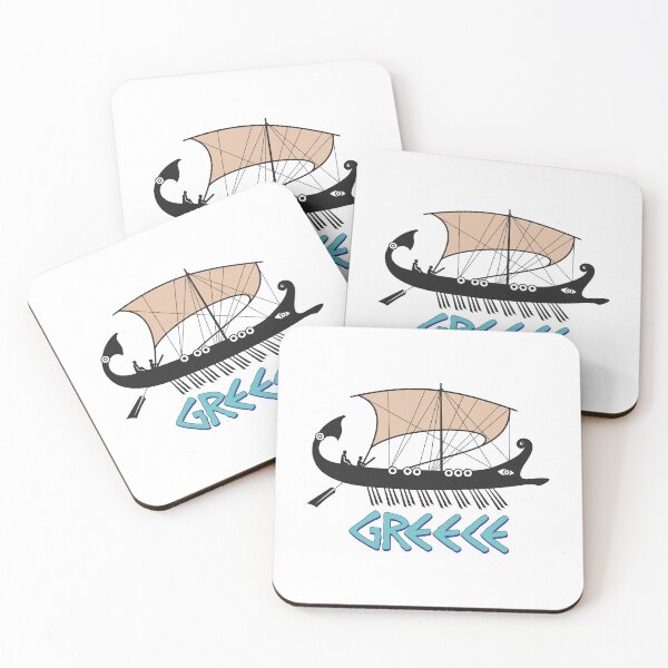 Item preview, Ancient Greece with ancient ship designed and sold by portokalis.