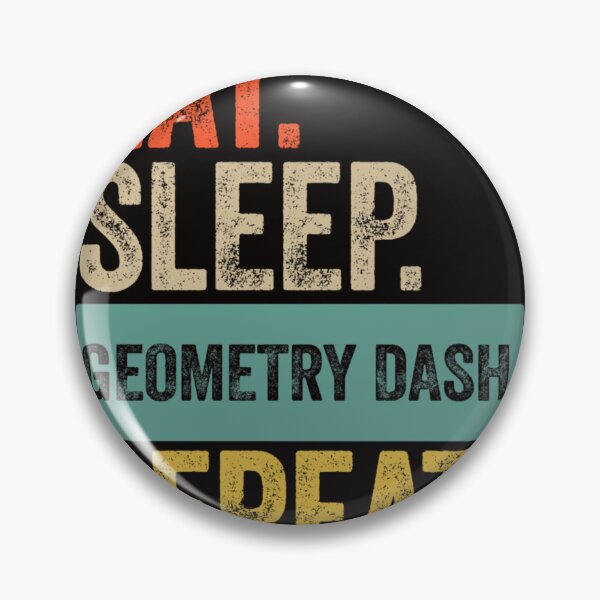 Item preview, Eat sleep geometry dash repeat retro vintage designed and sold by KristaHeidenr.