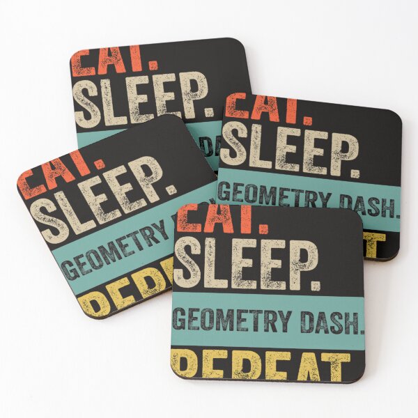 Item preview, Eat sleep geometry dash repeat retro vintage designed and sold by KristaHeidenr.