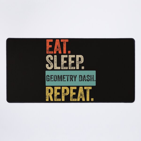 Item preview, Eat sleep geometry dash repeat retro vintage designed and sold by KristaHeidenr.