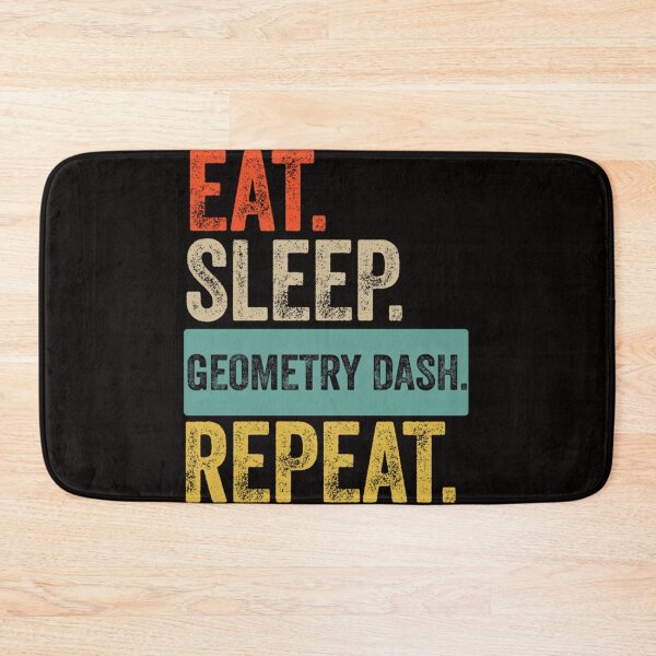 Item preview, Eat sleep geometry dash repeat retro vintage designed and sold by KristaHeidenr.
