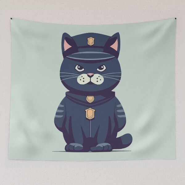 Item preview, Police Cat designed and sold by Amir Faysal.