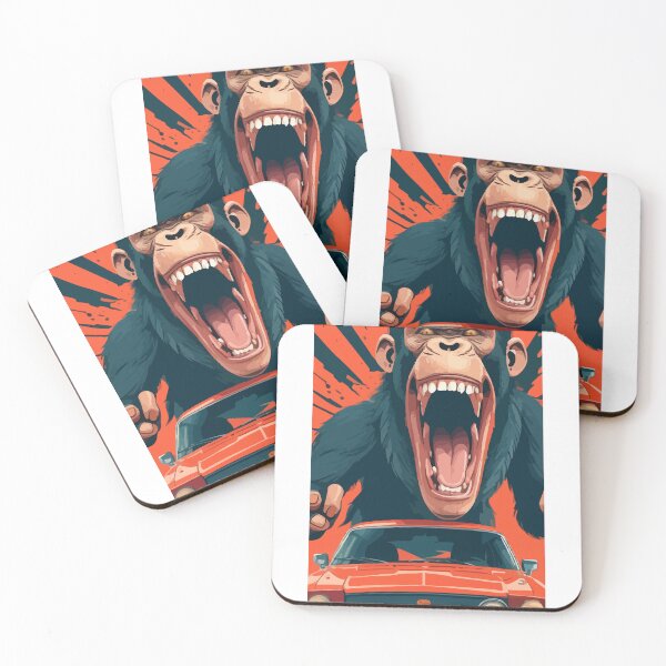 Item preview, Angry Monkey in a trunk designed and sold by Asotshop.