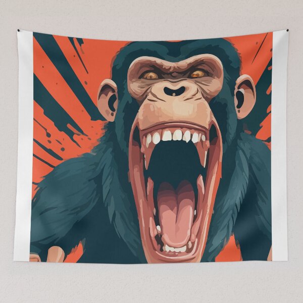 Item preview, Angry Monkey in a trunk designed and sold by Asotshop.
