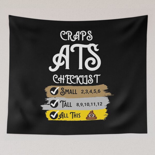Item preview, ATS Checklist  designed and sold by Crapscouture.