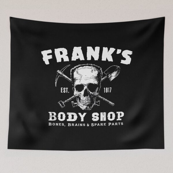 Item preview, Frank's Body Shop (Light Print) 	 designed and sold by srbtyjadsn26.