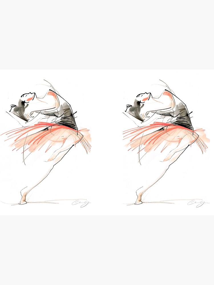 Expressive Dance Drawing by CatarinaGarcia