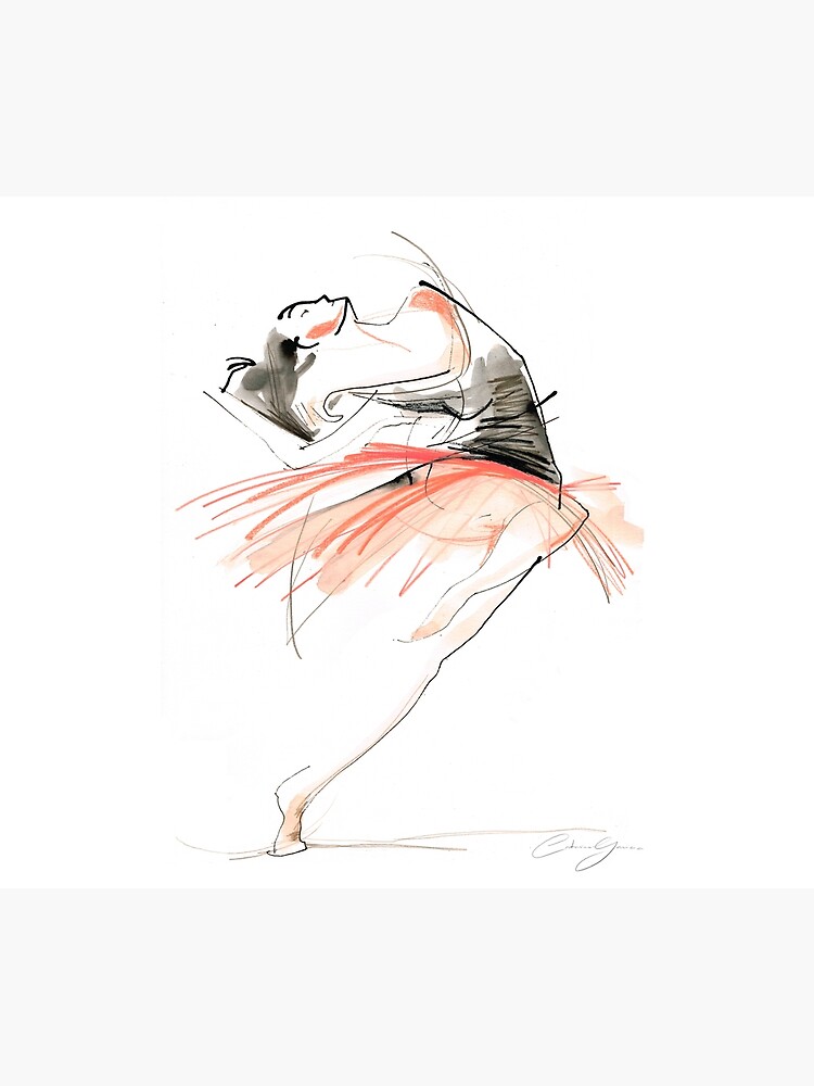 Expressive Dance Drawing by CatarinaGarcia