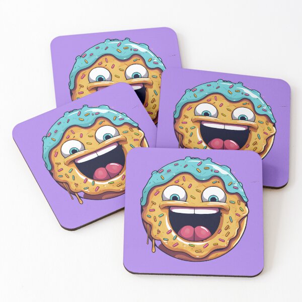 Item preview, Colorful funny donut designed and sold by grebie.