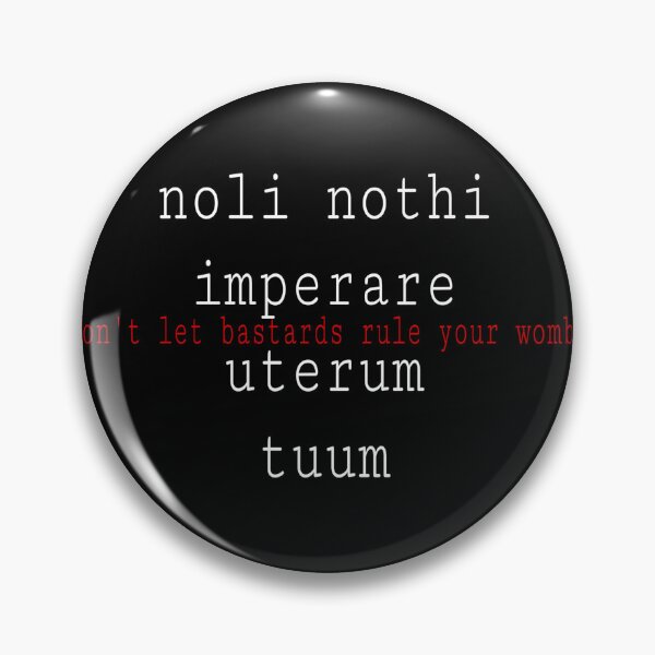 Item preview, Don't Let the Bastards Rule Your Womb in Latin designed and sold by bipolarvirgoart.