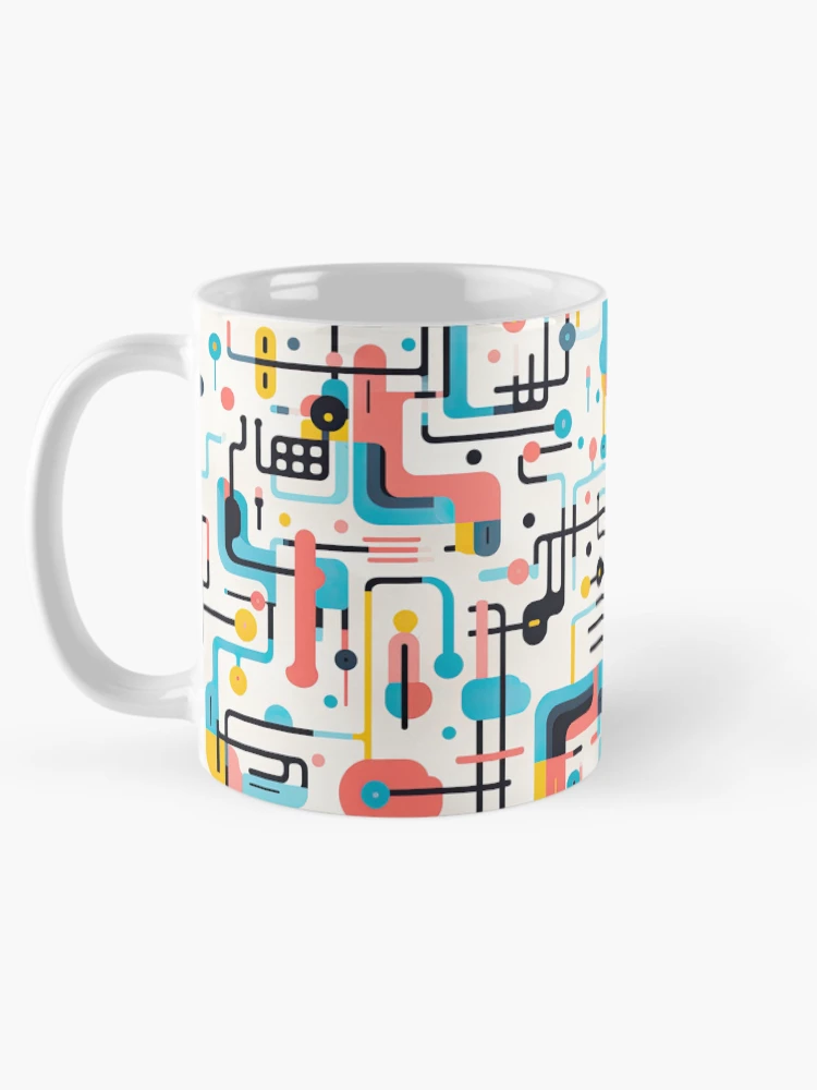 Thumbnail 5 of 6, Coffee Mug, Color Code 2 designed and sold by Pedra Panda.