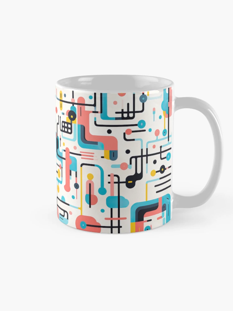 Thumbnail 3 of 6, Coffee Mug, Color Code 2 designed and sold by Pedra Panda.