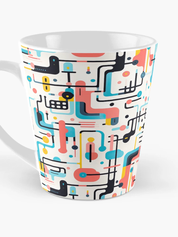 Thumbnail 3 of 4, Coffee Mug, Color Code 2 designed and sold by Pedra Panda.