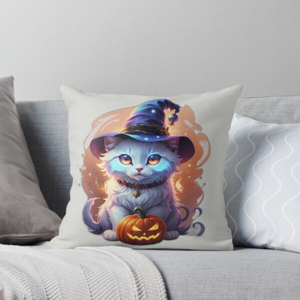 Item preview, Witch Halloween Kitten designed and sold by Oaknlane.