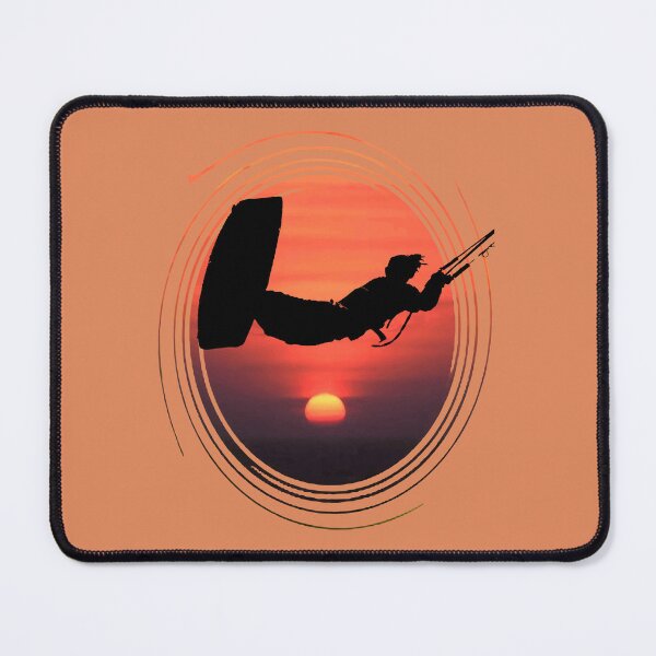 Item preview, Kiter Action Freestyle Artistic Black Vector And Sunset designed and sold by taiche.